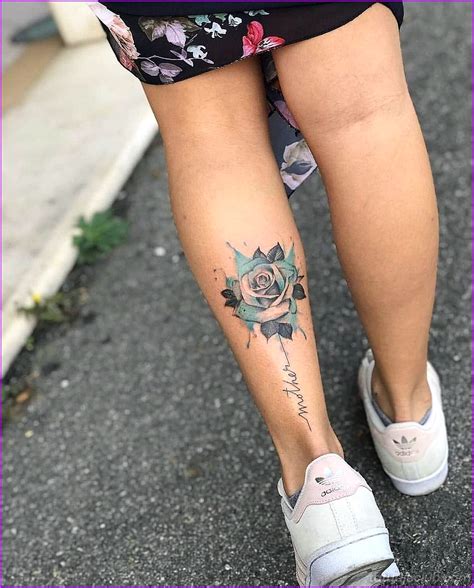 tatuajes para mujer en las piernas|Tatuajes en la pierna: 100 diseños solo para mujeres